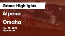 Alpena  vs Omaha  Game Highlights - Jan. 10, 2023