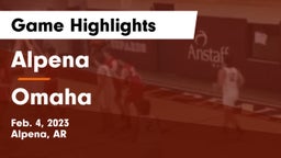 Alpena  vs Omaha Game Highlights - Feb. 4, 2023
