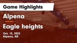 Alpena  vs Eagle heights Game Highlights - Oct. 13, 2023
