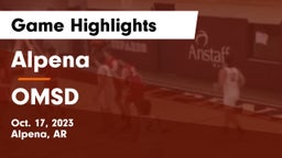 Alpena  vs OMSD Game Highlights - Oct. 17, 2023