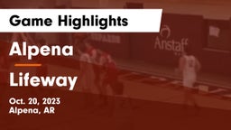 Alpena  vs Lifeway Game Highlights - Oct. 20, 2023