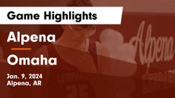 Alpena  vs Omaha Game Highlights - Jan. 9, 2024