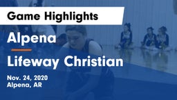 Alpena  vs Lifeway Christian Game Highlights - Nov. 24, 2020