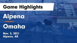 Alpena  vs Omaha  Game Highlights - Nov. 5, 2021