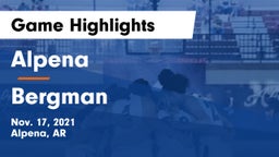 Alpena  vs Bergman   Game Highlights - Nov. 17, 2021