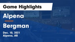 Alpena  vs Bergman   Game Highlights - Dec. 10, 2021