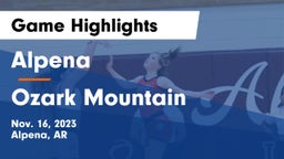Alpena  vs Ozark Mountain  Game Highlights - Nov. 16, 2023