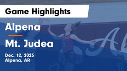 Alpena  vs Mt. Judea Game Highlights - Dec. 12, 2023