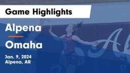 Alpena  vs Omaha  Game Highlights - Jan. 9, 2024