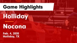 Holliday  vs Nocona  Game Highlights - Feb. 4, 2020