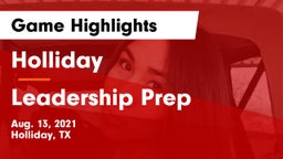 Holliday  vs Leadership Prep Game Highlights - Aug. 13, 2021