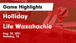 Holliday  vs Life Waxahachie  Game Highlights - Aug. 20, 2021
