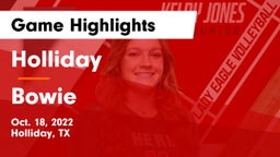 Holliday  vs Bowie  Game Highlights - Oct. 18, 2022