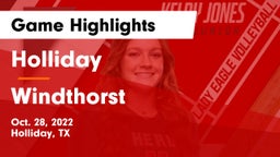 Holliday  vs Windthorst  Game Highlights - Oct. 28, 2022