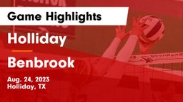 Holliday  vs Benbrook  Game Highlights - Aug. 24, 2023