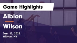 Albion  vs Wilson  Game Highlights - Jan. 12, 2023