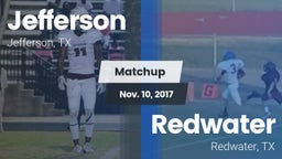 Matchup: Jefferson High vs. Redwater  2017
