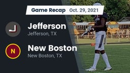 Recap: Jefferson  vs. New Boston  2021