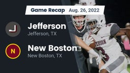 Recap: Jefferson  vs. New Boston  2022
