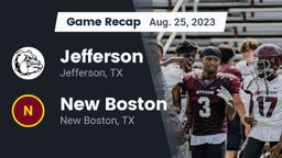 Recap: Jefferson  vs. New Boston  2023