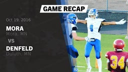 Recap: Mora  vs. Denfeld  2016