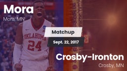 Matchup: Mora  vs. Crosby-Ironton  2017