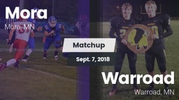 Matchup: Mora  vs. Warroad  2018