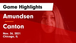 Amundsen  vs Canton  Game Highlights - Nov. 26, 2021