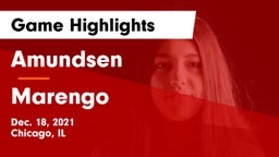 Amundsen  vs Marengo  Game Highlights - Dec. 18, 2021