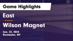 East  vs Wilson Magnet  Game Highlights - Jan. 22, 2024