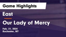 East  vs Our Lady of Mercy Game Highlights - Feb. 21, 2024