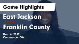 East Jackson  vs Franklin County  Game Highlights - Dec. 6, 2019