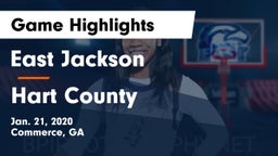 East Jackson  vs Hart County  Game Highlights - Jan. 21, 2020