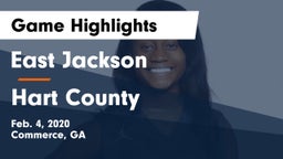 East Jackson  vs Hart County Game Highlights - Feb. 4, 2020
