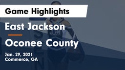East Jackson  vs Oconee County  Game Highlights - Jan. 29, 2021