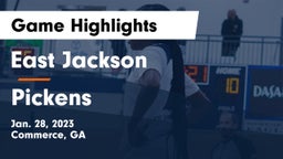 East Jackson  vs Pickens  Game Highlights - Jan. 28, 2023
