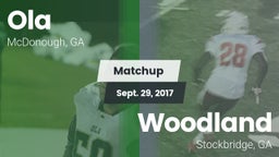 Matchup: Ola  vs. Woodland  2017