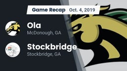 Recap: Ola  vs. Stockbridge  2019