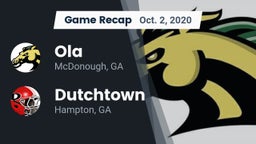 Recap: Ola  vs. Dutchtown  2020