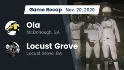Recap: Ola  vs. Locust Grove  2020