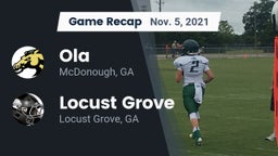Recap: Ola  vs. Locust Grove  2021