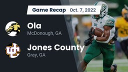 Recap: Ola  vs. Jones County  2022