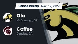 Recap: Ola  vs. Coffee  2022