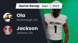 Recap: Ola  vs. Jackson  2023
