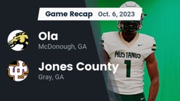 Recap: Ola  vs. Jones County  2023