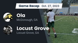 Recap: Ola  vs. Locust Grove  2023