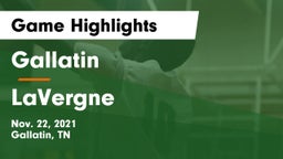 Gallatin  vs LaVergne  Game Highlights - Nov. 22, 2021
