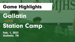 Gallatin  vs Station Camp  Game Highlights - Feb. 1, 2022