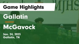 Gallatin  vs McGavock  Game Highlights - Jan. 24, 2023