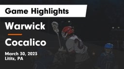 Warwick  vs Cocalico  Game Highlights - March 30, 2023